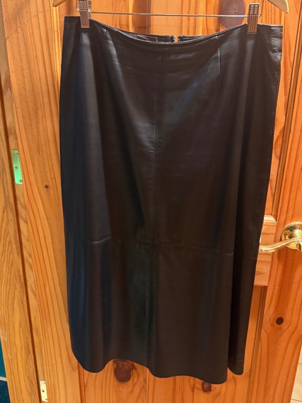 Women's Danier Leather A-Line Skirt - Size 12